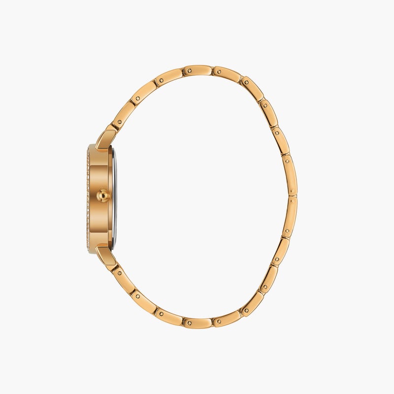 OMAX ساعة أنالوج ذهبية للنساء - Image 2